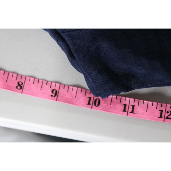 Gerard Darel Pants 6 38 Navy Blue Flat Front Straight Leg Chinos Cotton Pockets - Picture 7 of 9